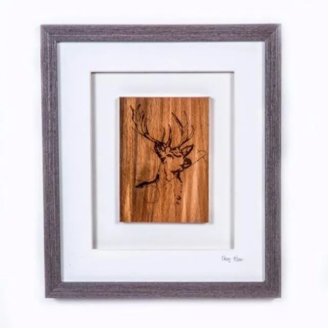 The Native Collection framed STAG (limited edition) Large