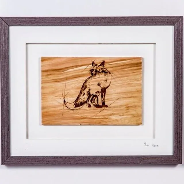 The Native Collection framed FOX (limited edition) Large