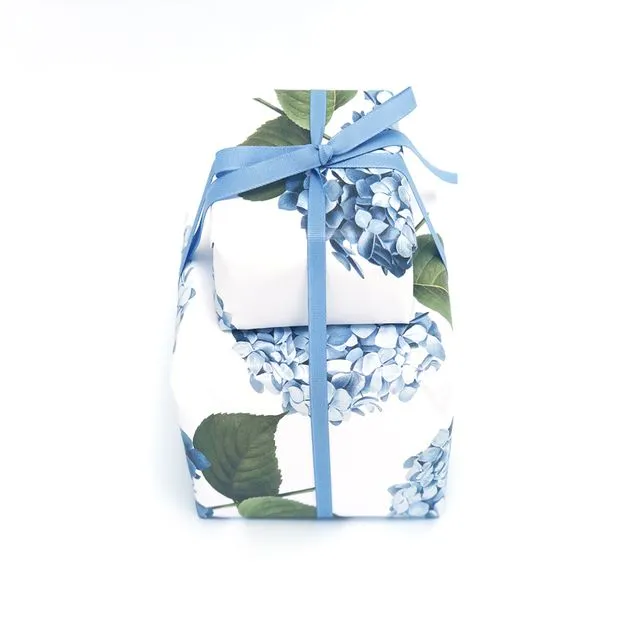 Blue Hydrangea Gift Wrap