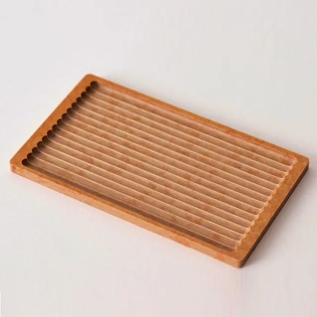 Hirake Handcrafted Sustainable Box Tray - Honey