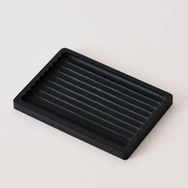 Hirake Handcrafted Sustainable Small Box Tray - Black