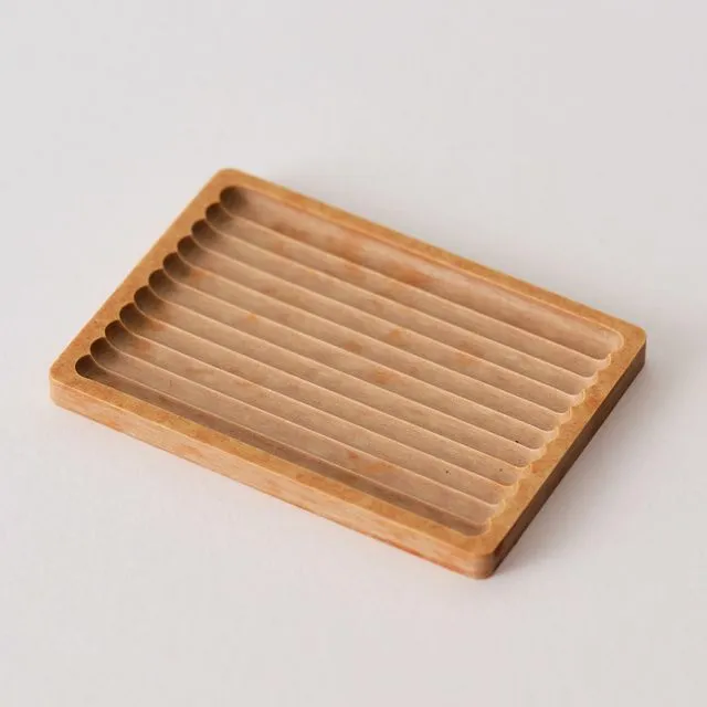 Hirake Handcrafted Sustainable Small Box Tray - Honey