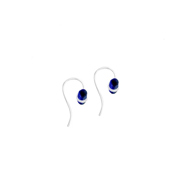 Boucles d'oreille Finse - Argent 925 - Lapis lazuli