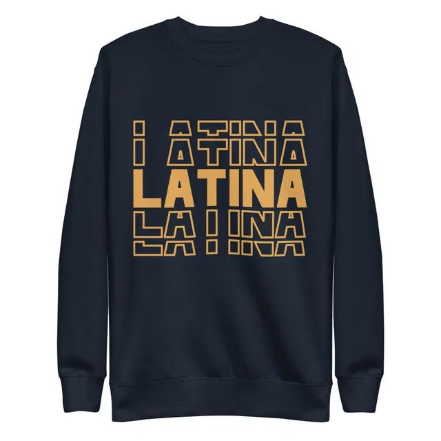 Latina Fleece Pullover Navy Blazer