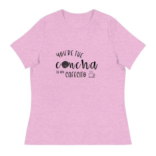 "You're the Concha to my Caffecito" T-Shirt Heather Prism Lilac