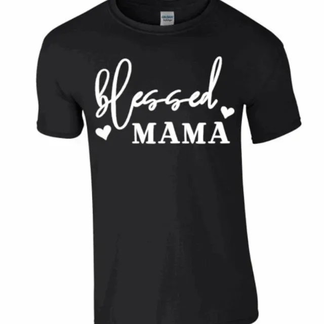 blessed mama t-shirt