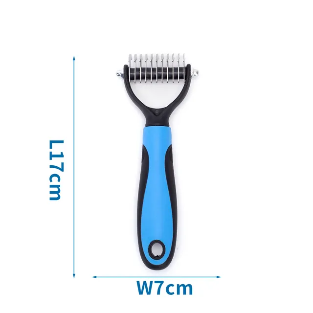 Dematting Comb L17*W7Cm Blue