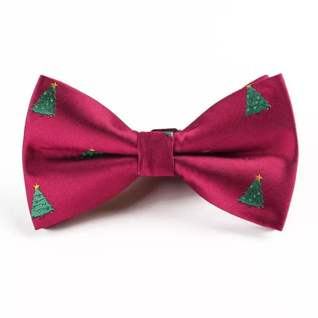 Bowtie 27 "Red with X-mas trees"