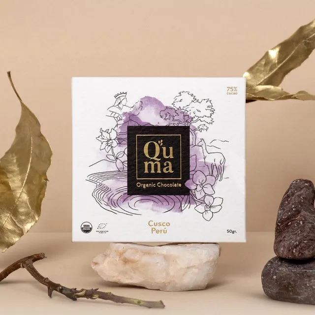 Q´uma Peruvian Chocolate Origin Collection - Cusco 75% Cacao