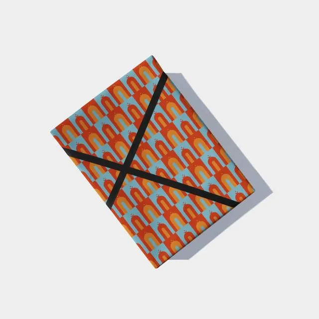 Islamic Motif Gift Wrap, Eid Wrapping Paper, Ramadan Gift Wrap