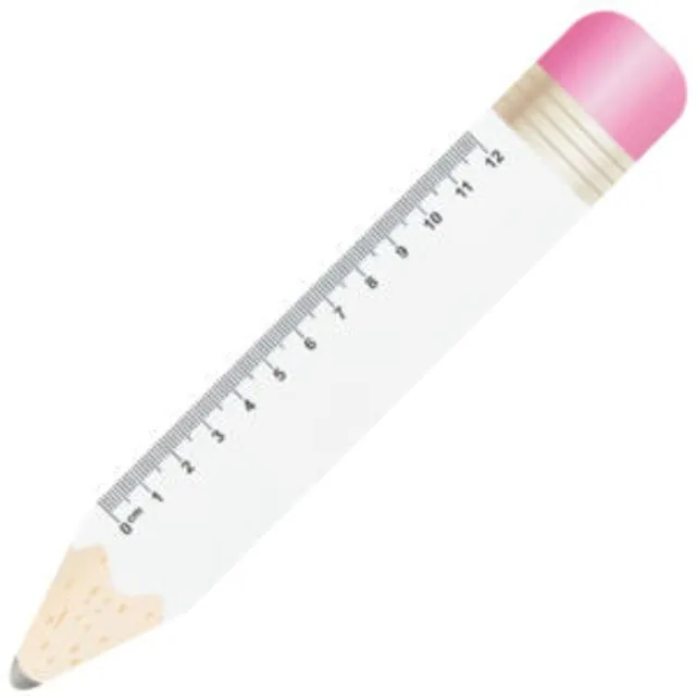 Sharpy 12 12 Cm Ruler  Pencil