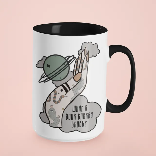 Witch coffee mug what's your energy level