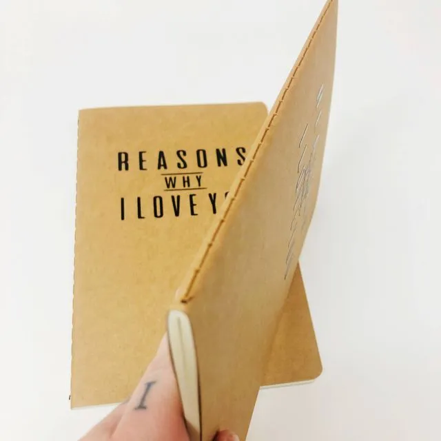 Reasons why i love you notebook, Valentine's day gift