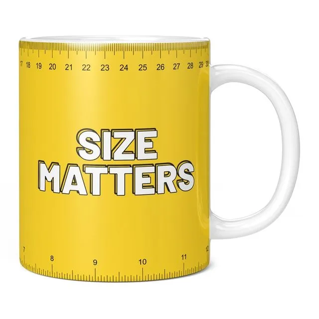Size Matters Giant Mug, Extra Large Jumbo Novelty Tea Cup