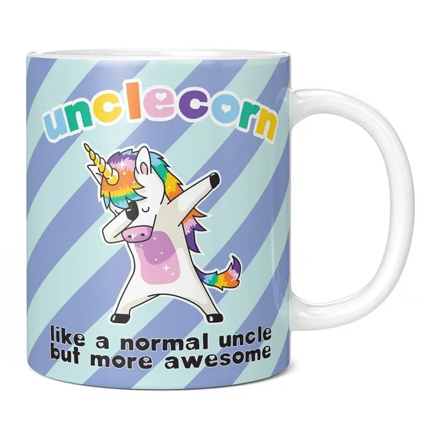 Unclecorn Funny Novelty Mug, Birthday Gift Idea for Uncle