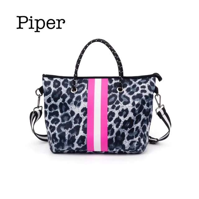 Neoprene Handbag & Wristlet Piper