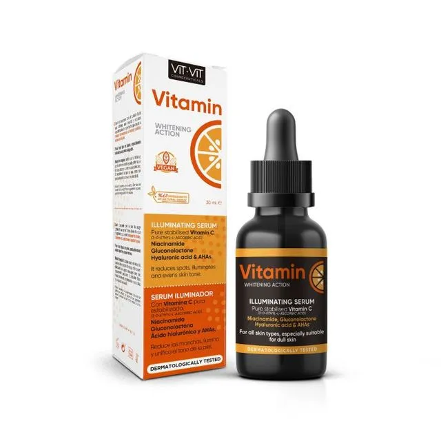Face Serum Diet Esthetic Vitamin C Whitening Action, 30 ml - with Vit. C, Illuminating, Pipette