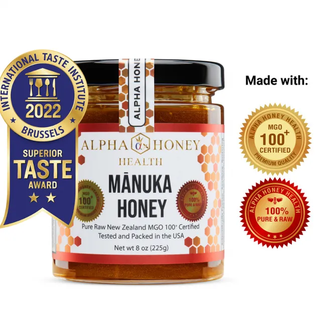 100% Manuka Honey MGO 100+ USA tested and poured from New Zealand