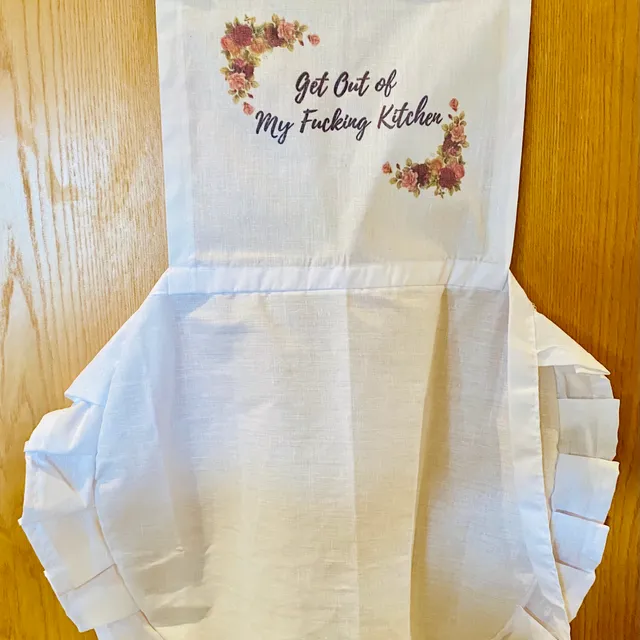 Get Out of My Fucking Kitchen Vintage style apron