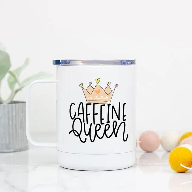 Caffeine Queen Stainless Steel Mug