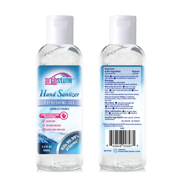 Hand Sanitizer - 100 mL Container Sizes