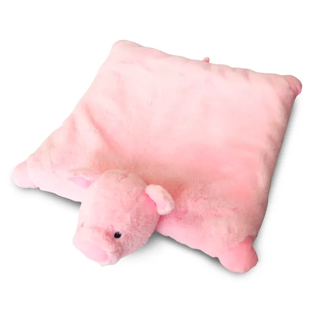 The MommyMat - Heartbeat Anxiety Pet Plush Bed Mat, Pig Pink