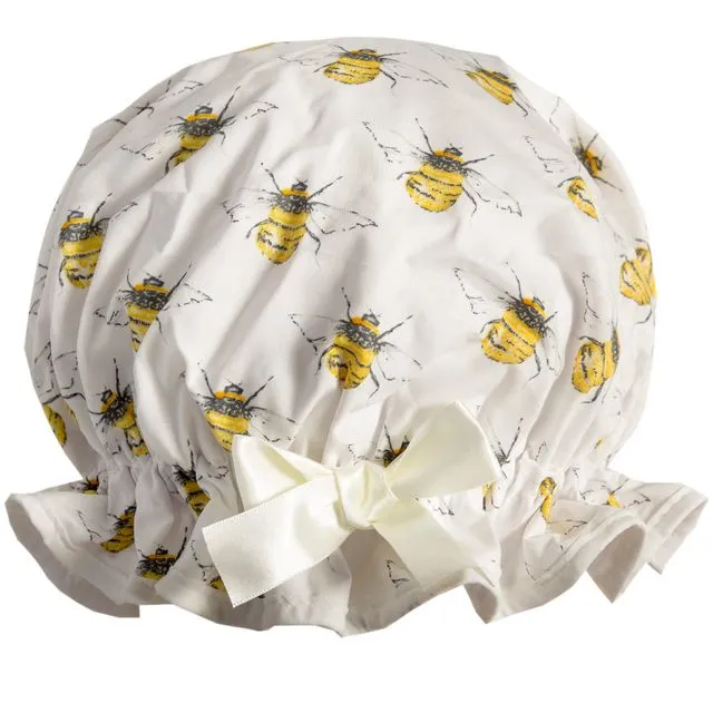Bee Luxury Shower Cap