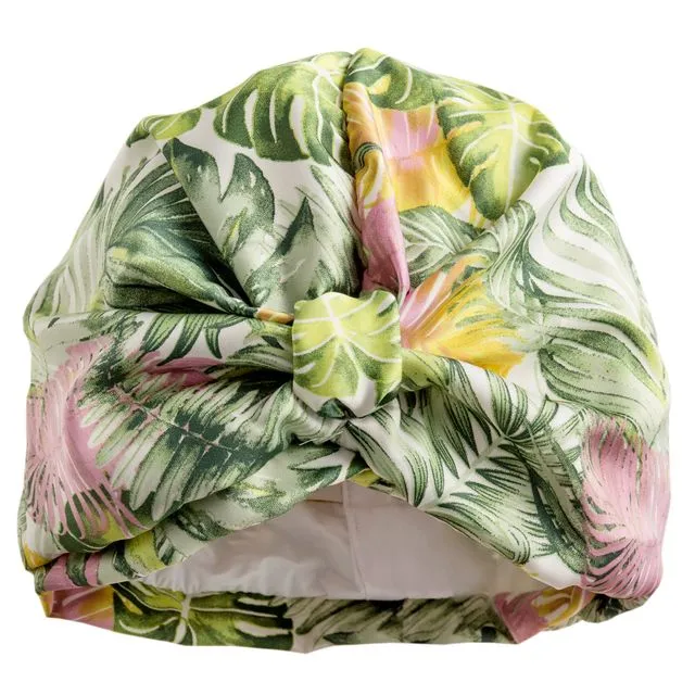 Tropical Palms Luxury Shower Turban