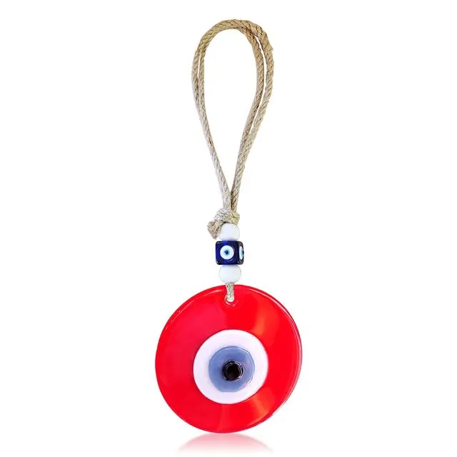 Red Small Evil Eye Wall Decor
