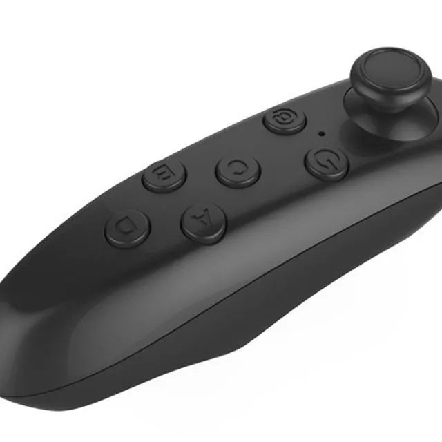 Remote Control for Bluetooth Devices and 3D Virtual Reality Headsets Black