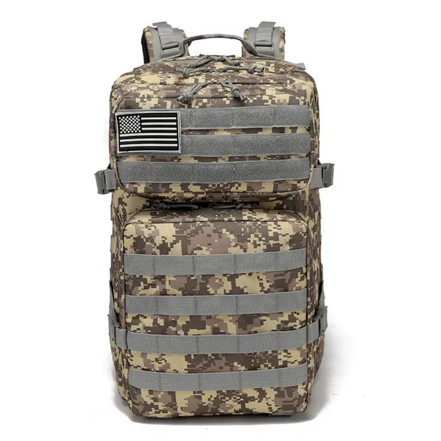 Tactical Military 45L Molle Rucksack Backpack ACU Digital