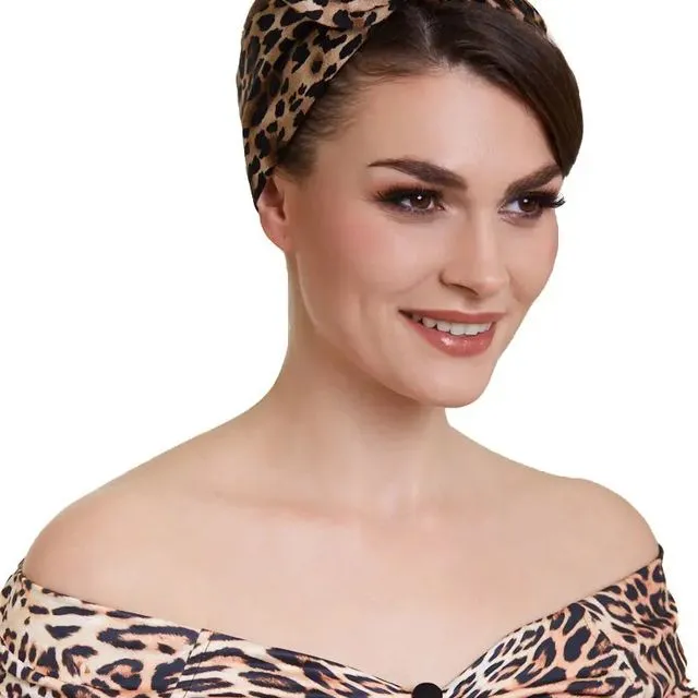 Headband in Leopard Print
