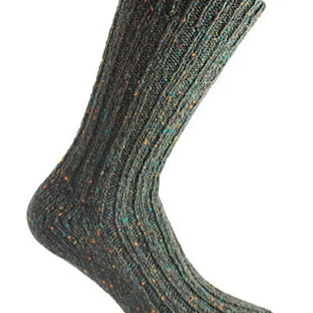 Wool Socks - Dark Green - Size UK 4-7 | EU 37-41