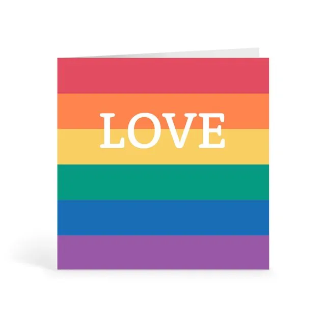 Colourful Kardz - Rainbow Love
