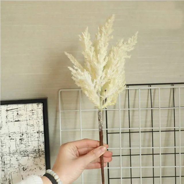 Artificial Luo Bride Flower - Plastic Simulation with Soft Rubber Fake Vase Flower-52.5 CM - Beige
