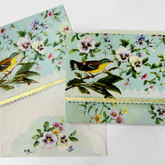 Bird on a Branch Note Cards from Carol Wilson Fine Arts