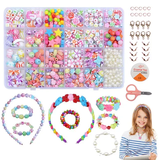 DIY Beads Set for Girls Jewelry Making