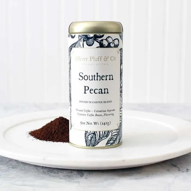 Southern Pecan Ground Coffee- Signature Coffee Tin