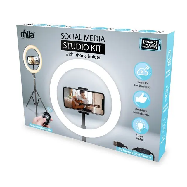 10" Selfie Ring Light with Bluetooth Shutter 6 pack