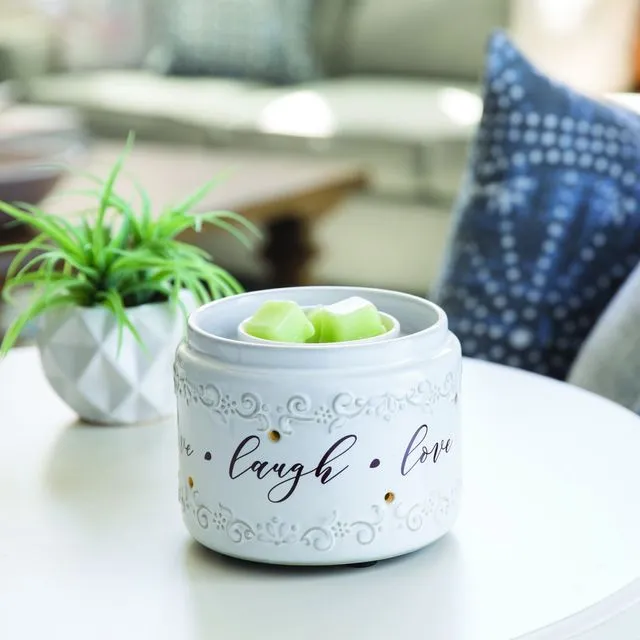 Candle Aire Fan Fragrance Warmer - Live Laugh Love