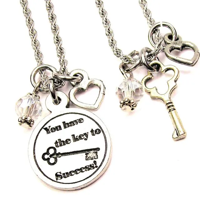 Key To Success Set Of 2 Rope Chain Necklaces Expressions