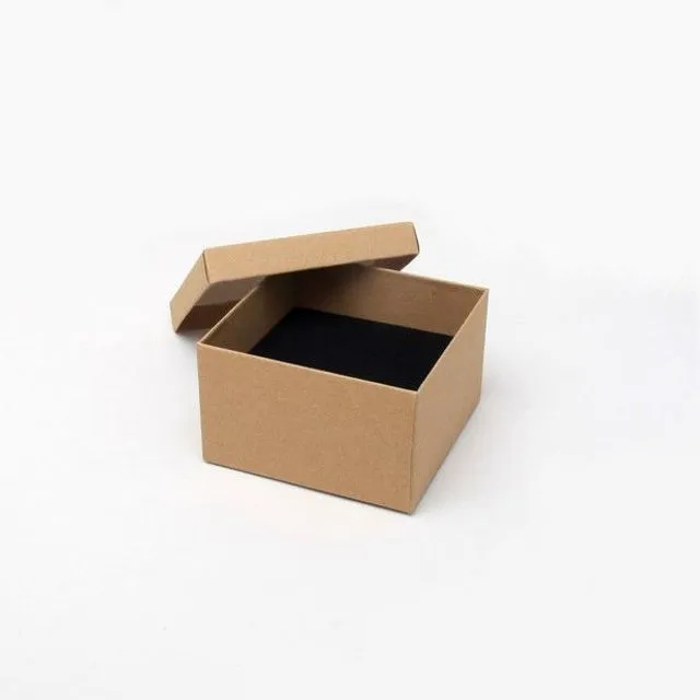 Bangle / Watch Box. 10x10x6cm. Kraft gift box.