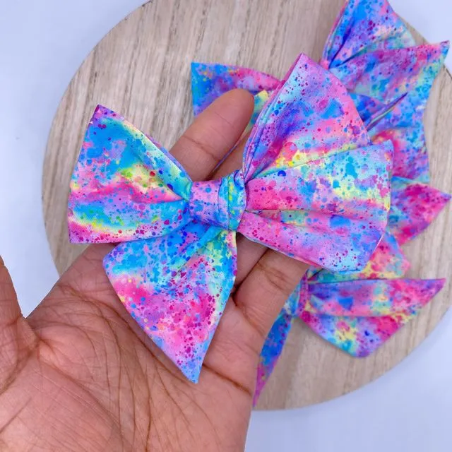 Paint Party hairbow