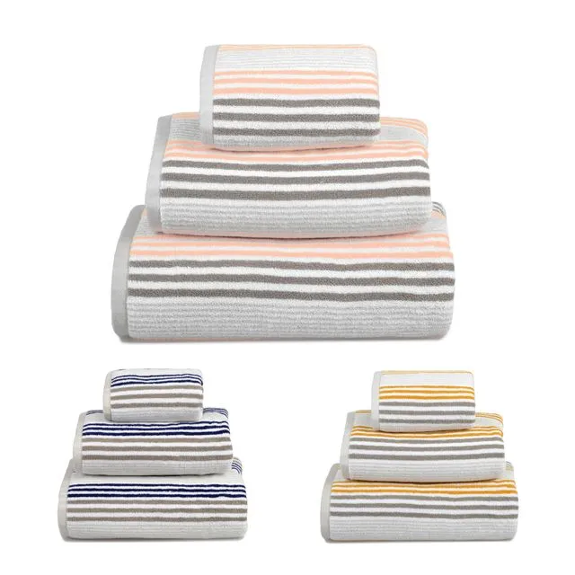 Merlin Cotton Striped Towels