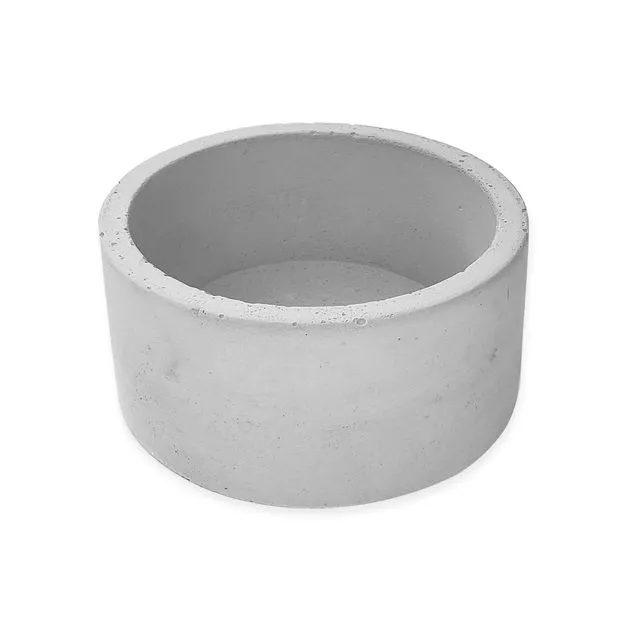 Gray 3" Round Planter, Cement Pottery, Succulent Planter Pot