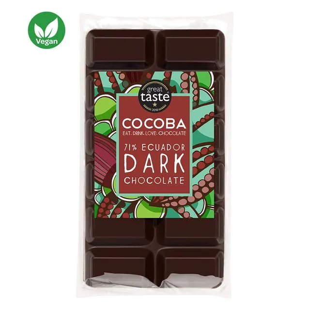 Intense 71% Dark Chocolate Mini Bar, case of 24