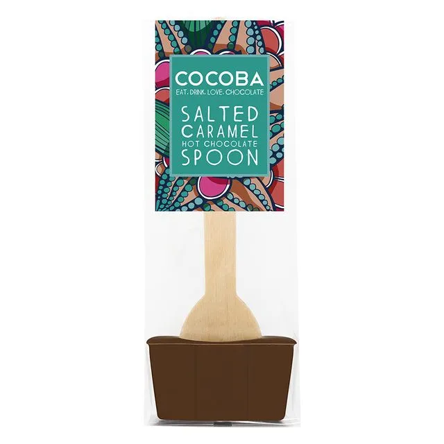 Salted Caramel Hot Chocolate Spoon, case of 12