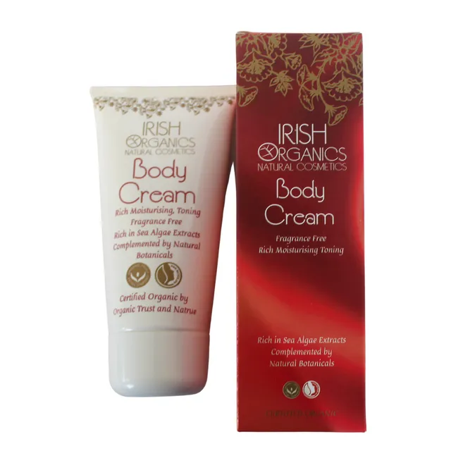 Irish Organics moisturising Body cream 150ml tube