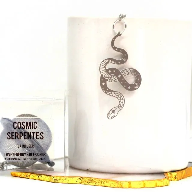 Cosmic Serpentes Tea Infuser, Loose Leaf Tea Steeper