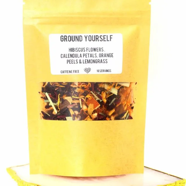 GROUND YOURSELF Handcrafted Herbal Tea Blend 1.30oz